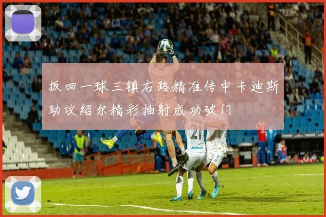扳回一球三镇右路精准传中卡迪斯助攻绍尔精彩抽射成功破门